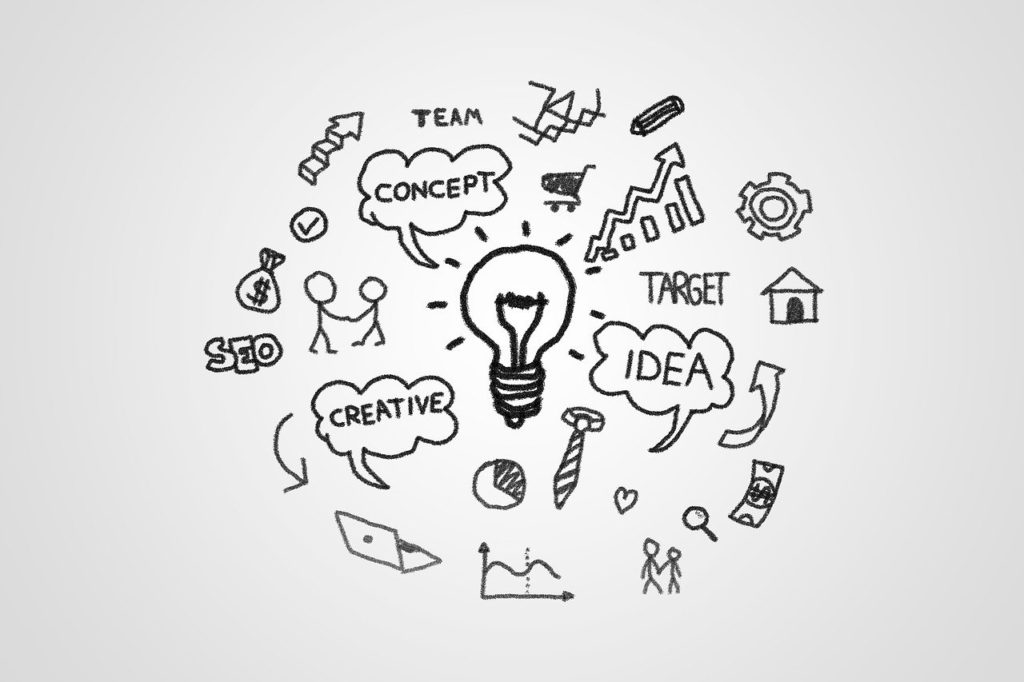 whiteboard, marketing, idea